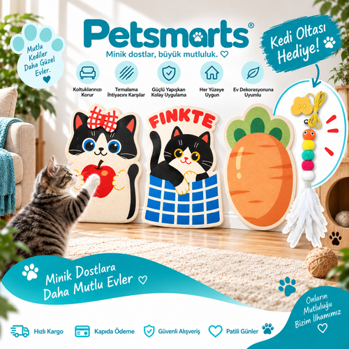 petsmarts Yapışkanlı Tırmalama Matı